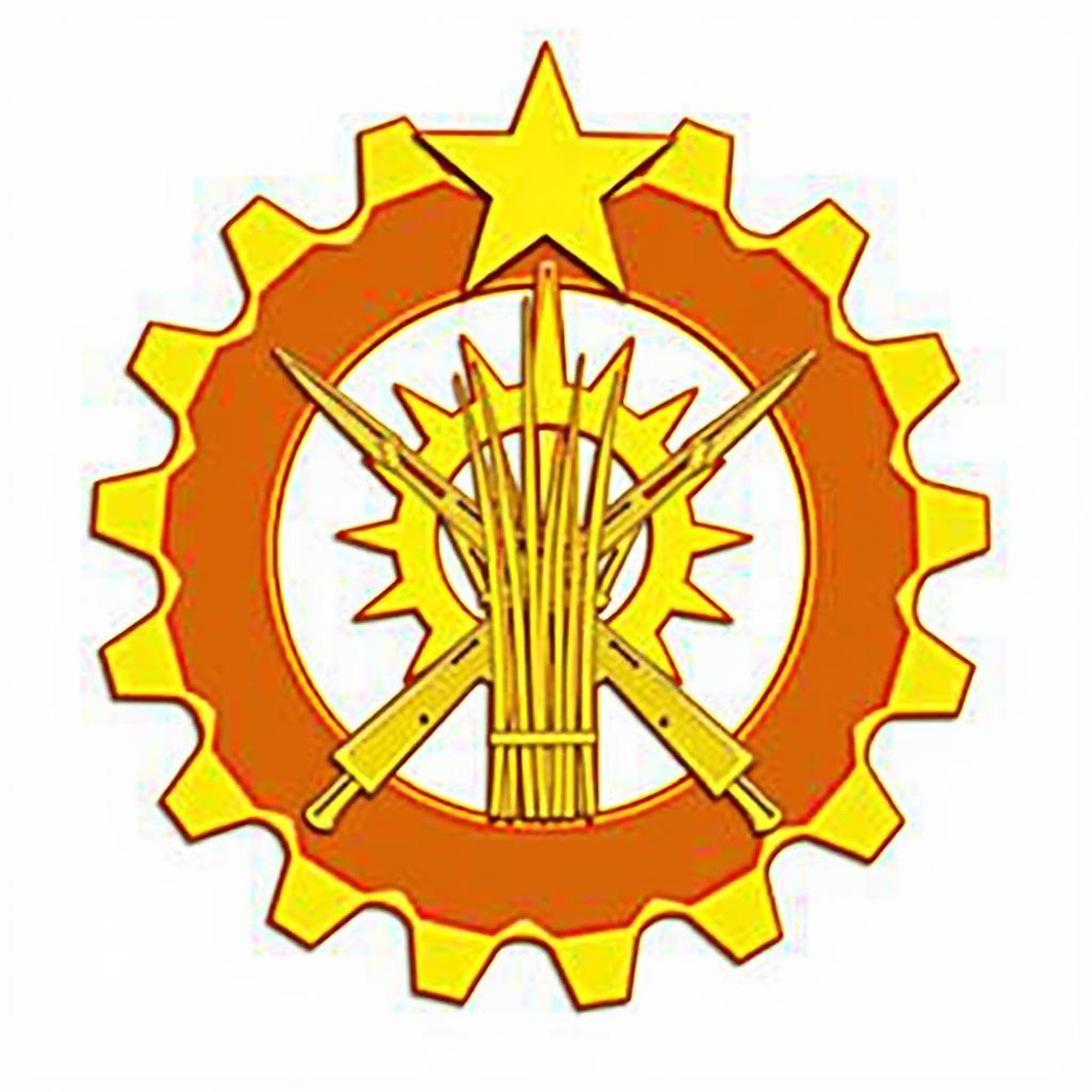 File PNG nền trong suốt logo Quân Đội Nhân Dân Việt Nam, sẵn sàng sử dụng trong thiết kế.